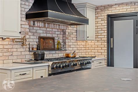 High End Kitchen Remodel With Chicago Brick Veneer