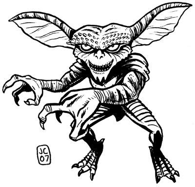 Gremlins Coloring Pages Horror Artwork Coloring Pages Gremlins Art