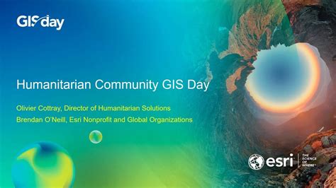 Esri Humanitarian Webinar Humanitarian Community GIS Day 2021 YouTube