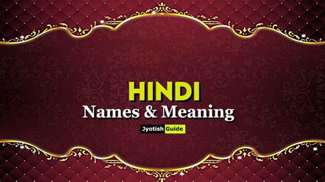 Hindi Name Meaning Origin Astrology Details Personality Numerology And Lucky Numbers