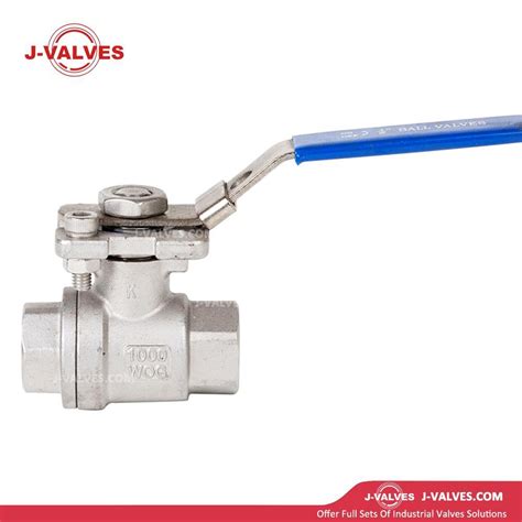 J Valves Investment Casting Wcb CF8 CF8m Full Port Manual 2PC Ball