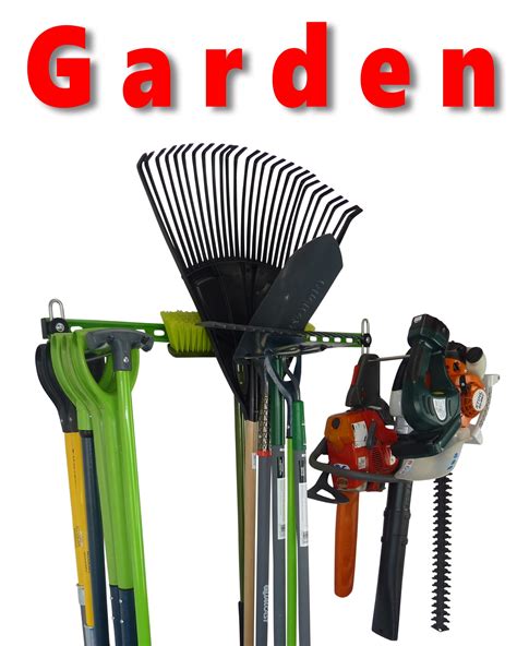 Garden Shed Tool Hooks & Hangers | Wall Mounted Garden Tool Storage ...