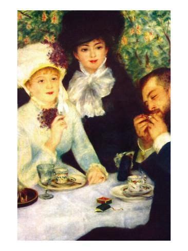 The End Of The Breakfast Art Print Pierre Auguste Renoir Art