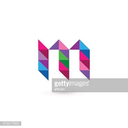 Letter M Icon Design Template Elements Stock Vector Royalty Free