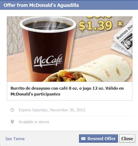 Ahorros Diarios Usando Cupones Solicita Tu Cup N Mcdonald S Pr