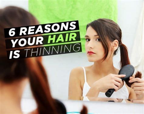 6 Reasons Your Hair Is Thinning