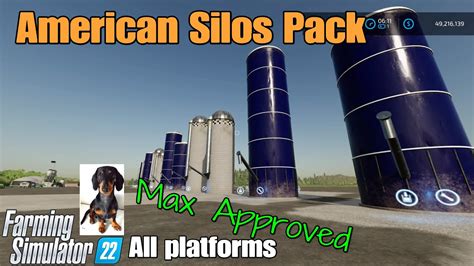 American Silos Pack / FS22 mod for all platforms - YouTube