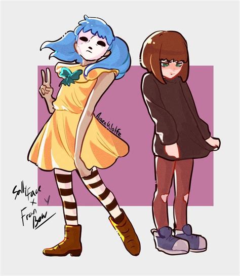 Sally Face and Fran bow Esboços bonitos Personagens bonitos