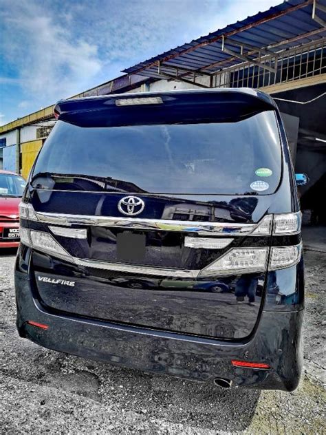 Toyota Vellfire Alphard ANH20 Original Rear Top Spoiler With Third