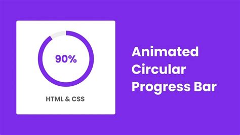 Create A Circular Progress Bar In HTML CSS And JavaScript