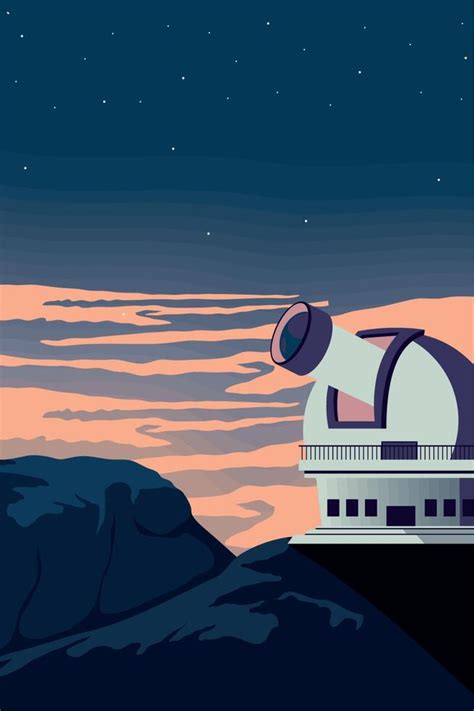 space observatory telescope scene 10853584 Vector Art at Vecteezy