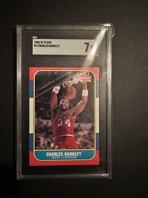 Fleer Charles Barkley Rookie Card Psa Graded Ebay