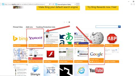 change  default search engine  internet explorer