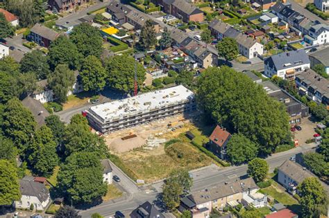 Luftaufnahme Dortmund Baustelle Zum Neubau Eines Wohnhauses In