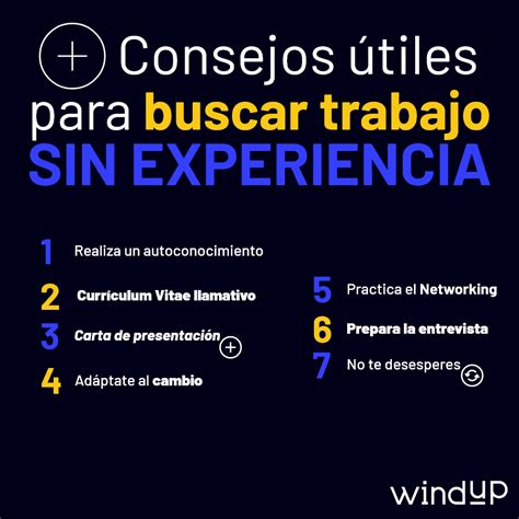 C Mo Encontrar Trabajo Sin Experiencia Y Que Me Guste Windup