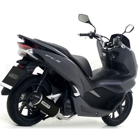 Complete Exhaust Arrow Urban Aluminium Black Racing For Honda Pcx