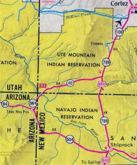 Four Corners Area Us Routes Should Be Renumbered Us Ends Com