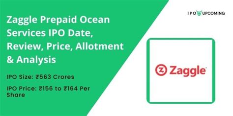 Zaggle Prepaid Ocean Services Ipo Date Review Price