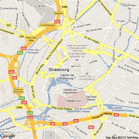 Strasbourg Map - France