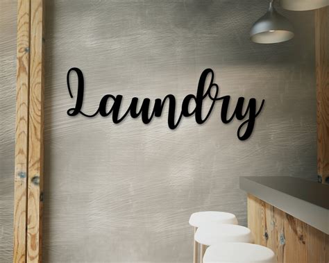 Laundry Sign Metal Laundry Sign Laundry Room Sign Metal Etsy