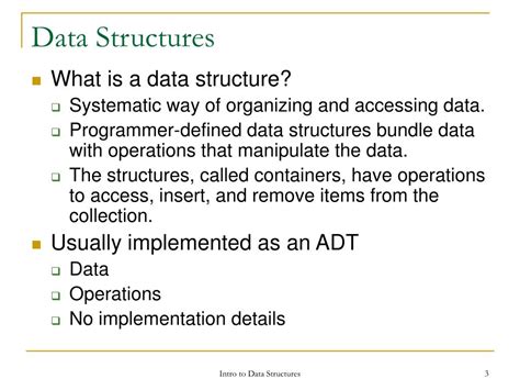 Ppt Introduction To Data Structures Powerpoint Presentation Free