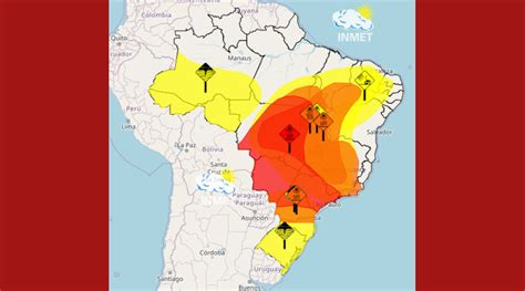 Inmet Eleva Para Vermelho O Alerta De Perigo Por Calor Intenso Em Nove