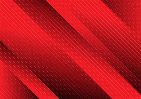 Fondo Fuerte De Plantilla De Diseño Moderno Degradado De Línea Roja