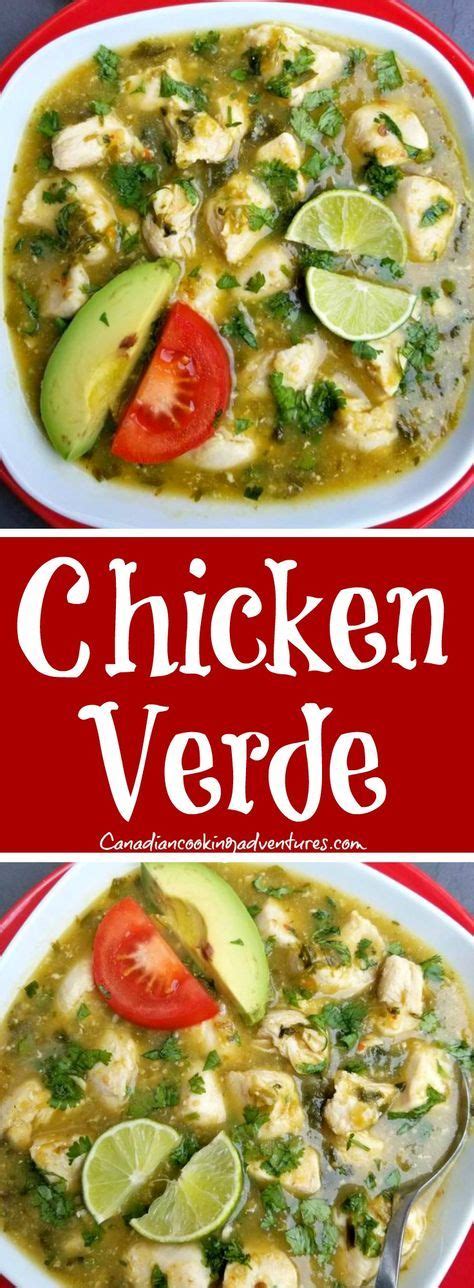 Quick Chicken Verde Chicken Verde Quick Chicken Mexican Food Recipes