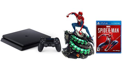 PlayStation Spider-Man Collector Bonus Bundle: Spider-Man Statue ...