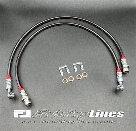 Finishing Lines Egdcek Awd Extended Rear Caliper Hoses For Banjo