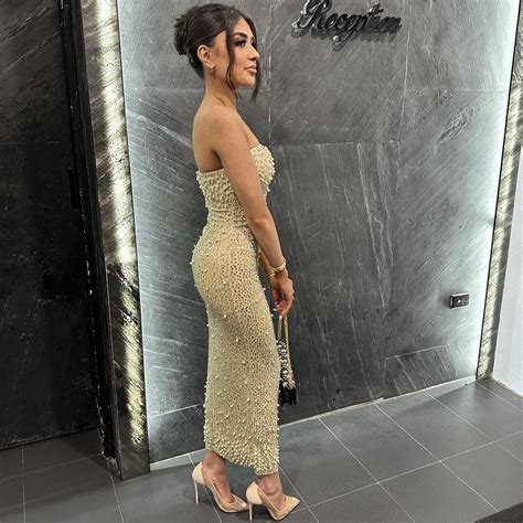 OH POLLY NUDE PEARLY DRESS SOLD OUT ON THE ONLINE Depop