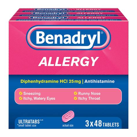 Benadryl Ultratab Allergy Medicine | BJ's Wholesale Club