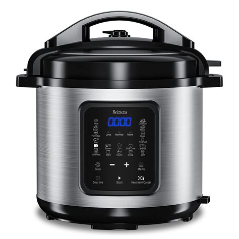 Electric Pressure Cooker 9 In 1 6 Qt Multi Functional Built In Programs Pressure Pot 10