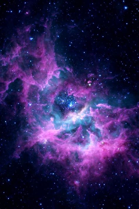 Purple Space Wallpaper Galaxy