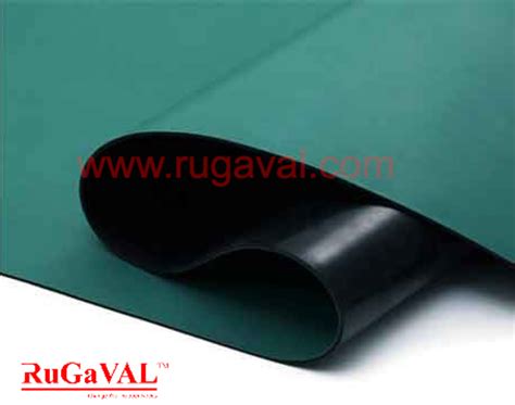 Anti Static Rubber Sheet Esd Green Rubber Sheet Control Work Table