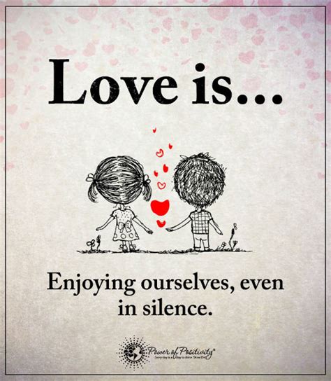 Silence Love Quotes