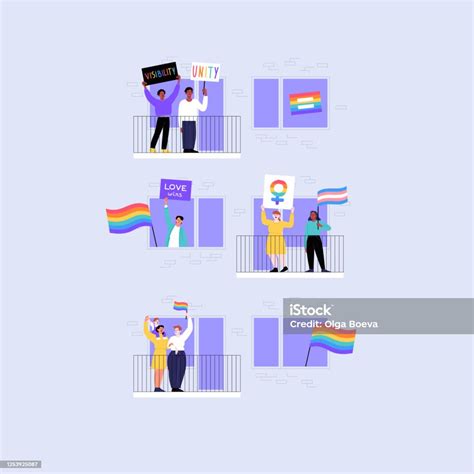 Lgbtqiaプライド月間 窓のベクターアート素材や画像を多数ご用意 窓 Lgbtqiプライドイベント 誇り Istock