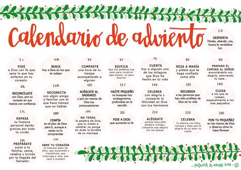 Calendario De Adviento Lanza De Dios Blog