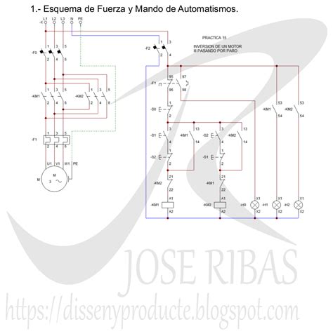 Diagrama De Fuerza De Un Motor Trifasico Diagramas Básicos