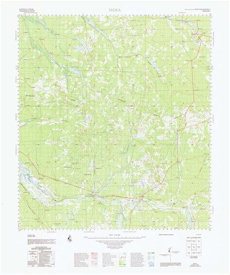 Buy 2243 Meka 1:100k Topographic Map