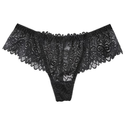 CELIEAN Women S Sexy Lace Mid Rise Women S Underwear Hollow Out Women S