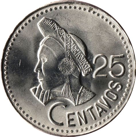 25 Centavos Guatemala Numista