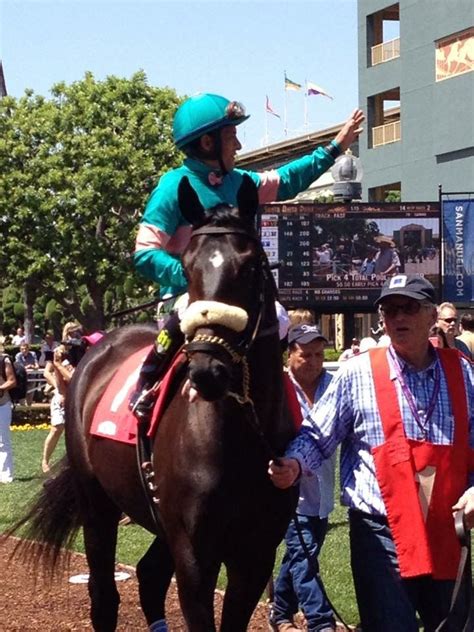 Cozmic One In His First Race Career Start With Jockey Victor Espinoza