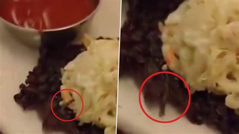 Live Worm Found In Food Customer Finds Worm Crawling On Kebab Served At Delhi Restaurant