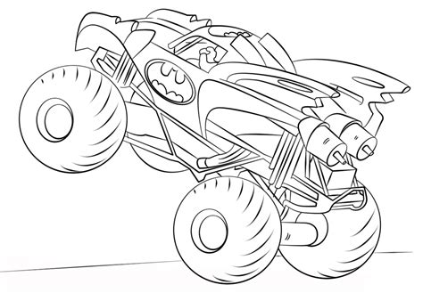 Monster Truck Hot Wheels 2 Coloring Page - Free Coloring Pages Online