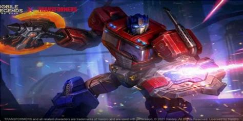 Gameplay Transformer Johnson Skin Optimus Prime Mobile Legends Ml