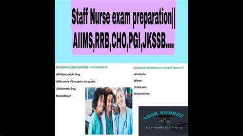 Nursing Exam Questions Mcqs For Aiims Cho Pgi Rrb Jipmer Jkssb Etc