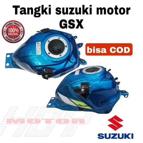 Jual Tengki Tengky Tangki Bensin Motor Suzuki GSX R Warna Biru Original