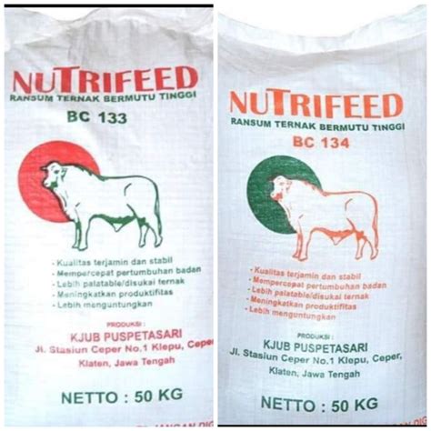 Jual Konsentrat Nutrifeed BC133 BC134 Bancar Indofeed Konsentrat Sapi