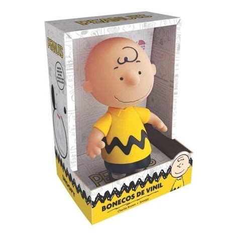 Snoopy Peanuts Boneco Vinil Articulado Charlie Brown Lider